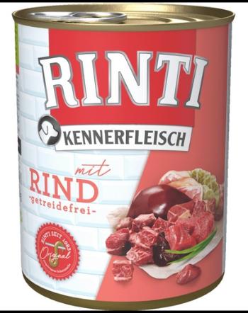 RINTI Kennerfleisch Beef hrana umeda pentru caini, cu vita 800 gr