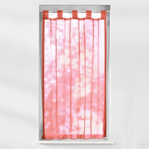 Perdea din voal cu ochiuri de ochi