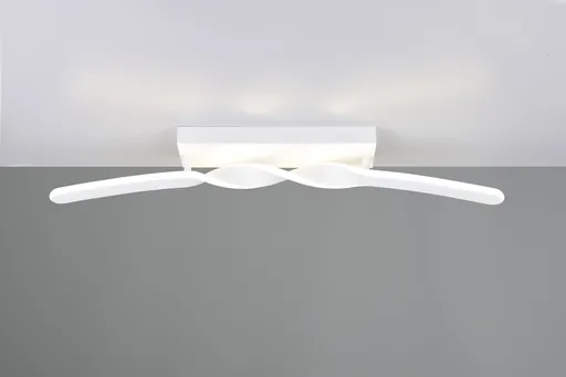 Plafoniera Ginko, RL, 79x9x12.5 cm, 18W, 1x SMD, metal, alb mat