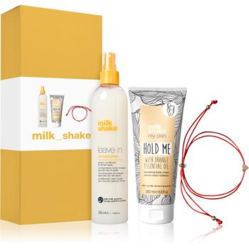 milk_shake® Lleave-in Treatments set cadou pentru par si corp pentru femei