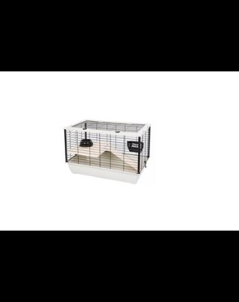 INTERZOO BUNNY 80 DE LUXE Cusca echipata iepuri 78 cm gri deschis