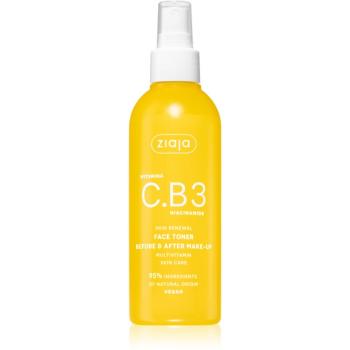 Ziaja Vitamin C.B3 Niacinamide tonic pentru curățarea tenului Spray 190 ml