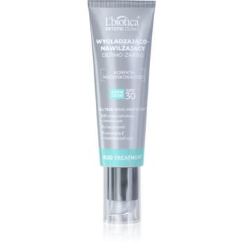L’biotica Estetic Clinic Acid Treatment loțiune protectoare hidratantă cu efect de netezire SPF 30 35 ml