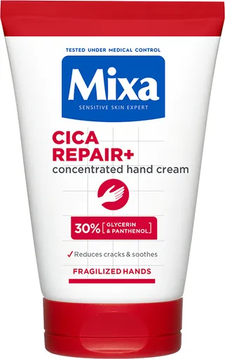 Mixa Cremă pentru mâini uscate și crăpate Cica Repair+ (Concentrated Hand Cream) 50 ml