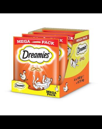 DREAMIES Mega Pack 4x180 g snack cu pui pentru pisici