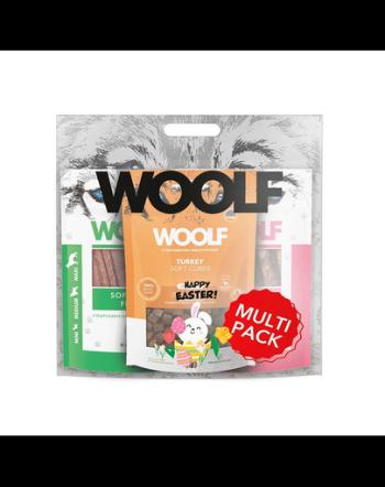 WOOLF Multipack Easter 3x100g set recompense pentru caini