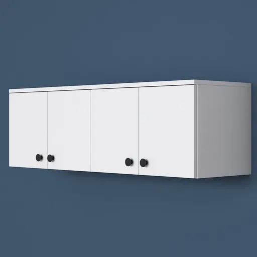 Dulap de perete, Hanah Home, EA143, 119.6x43.6x37.5 cm, Alb