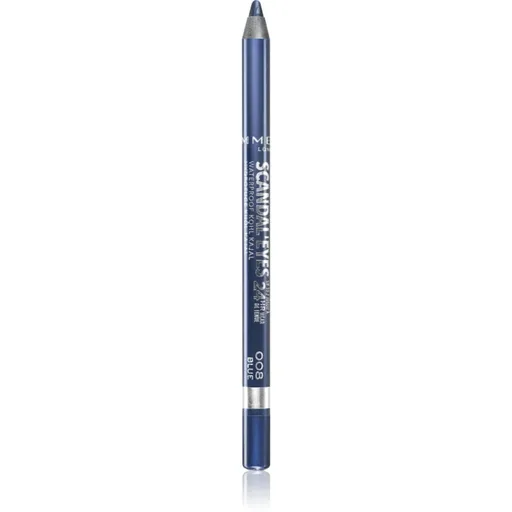 Rimmel Scandal'Eyes Khôl Kajal creion dermatograf waterproof culoare 008 Blue 1.3 g