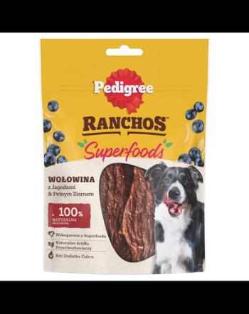 Recompense PEDIGREE Ranchos Superfoods cu vita, afine si cereale integrale 70g