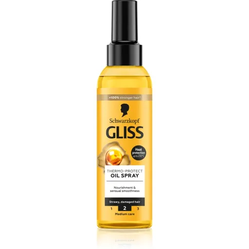 Schwarzkopf Gliss Oil Nutritive ulei protector pentru modelarea termica a parului 150 ml