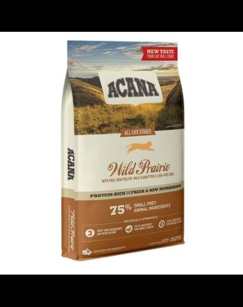 ACANA Wild Prairie Cat hrana uscata pentru pisici de toate varstele, cu pui curcan si peste 4,5 kg