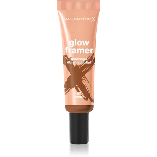 Max Factor Miracle Pure Glow Framer loțiune bronzantă culoare 50 Bronze 30 ml