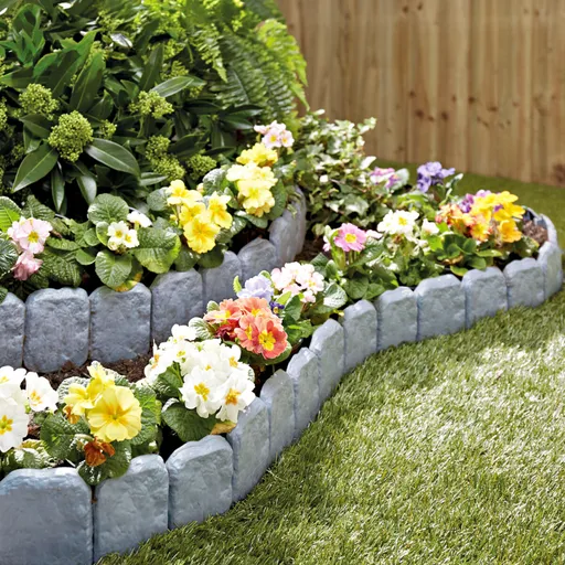 Set de 10 pietre de bordură pentru gazon