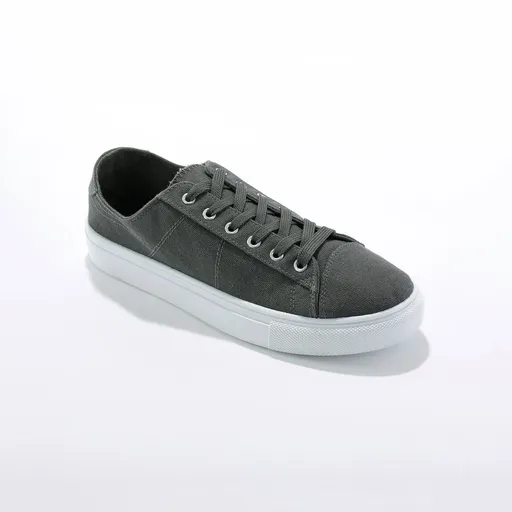 Adidași cu platformă din pânză