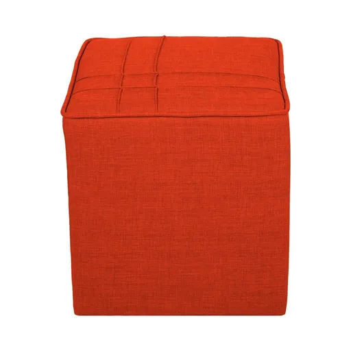 Taburet, Atelier del Sofa, 558ZEN1373, Lemn de brad, Caramiziu