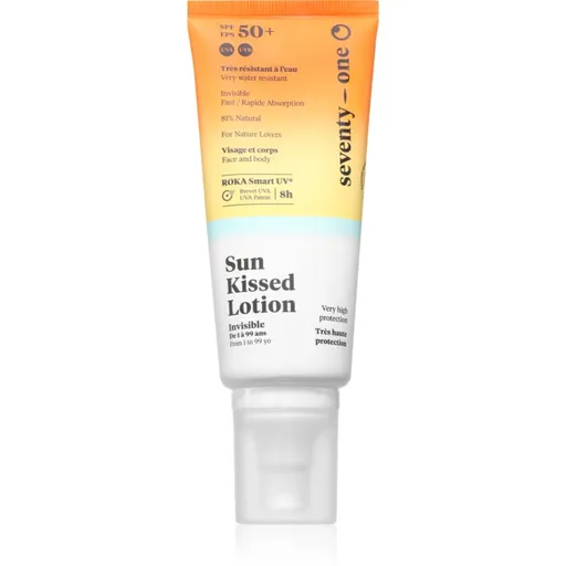 SeventyOne Sun Kissed Lotion SPF 50+ cremă pentru plaja 100 ml