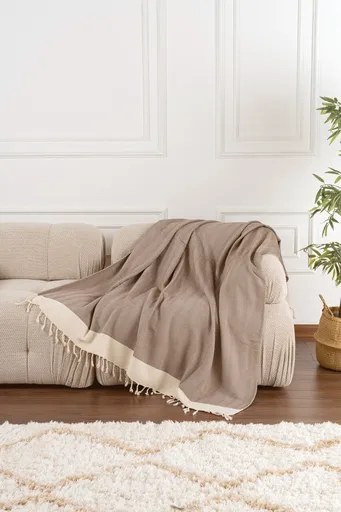 Cuvertura de pat, L'essentiel Maison, Baliksirti, Maro deschis