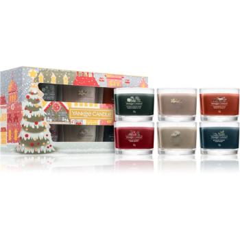 Yankee Candle Christmas Collection 6 Votive Candles set cadou II.