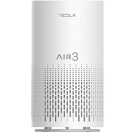 Purificator de aer Tesla Tara Lite 3, Pana la 12 m², CADR 100 m³/h, Filtru HEPA/Carbon Activ, Timer, , Alb