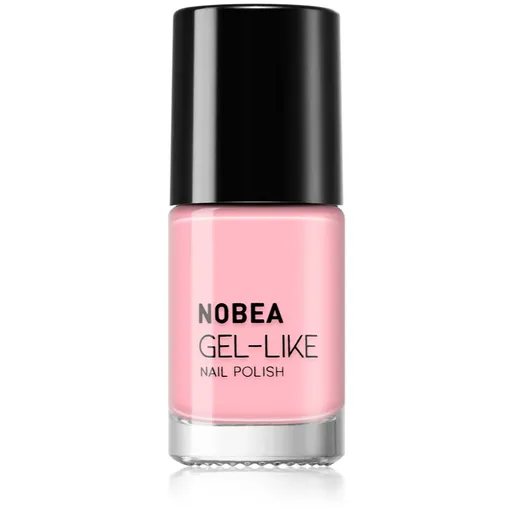 NOBEA Day-to-Day Gel-like Nail Polish lac de unghii cu efect de gel culoare Salmon nude #N62 6 ml