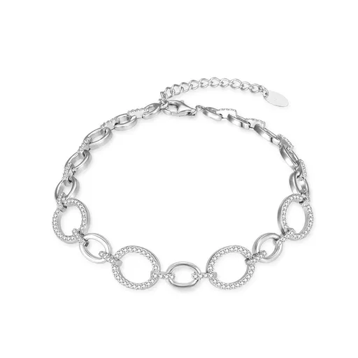 Agato Brățară modernă din argint cu zirconi AGB780/21