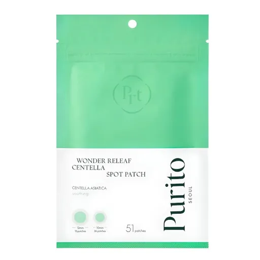 PURITO Plasturi pentru coșuri Centella (Spot Patch) 51 buc