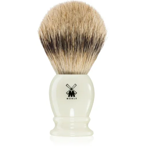 Mühle CLASSIC Silvertip Badger Faux Ivory pamatuf pentru ras din par de bursuc Large 1 buc