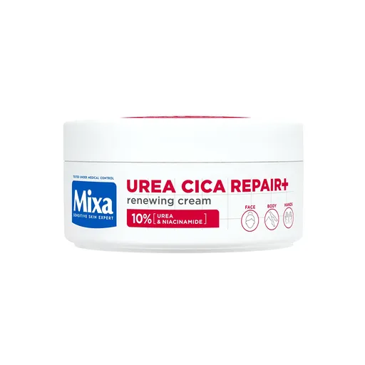 Mixa Îngrijire regenerativă de corp pentru piele uscată și aspră Urea Cica Repair+ (Renewing Cream) 150 ml