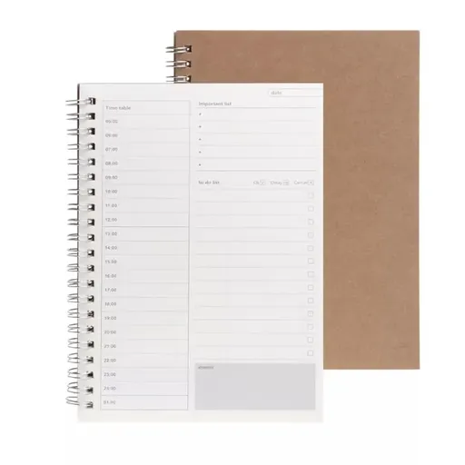 Agenda pentru Programari, Spirala si Coperta Cartonata Format A5