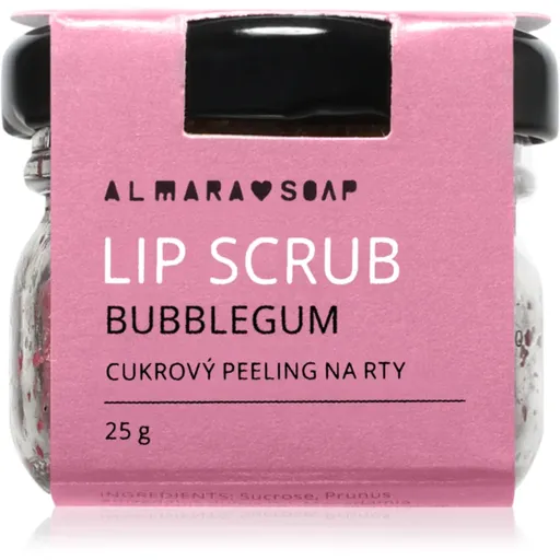 Almara Soap Scrub exfoliant din zahar de buze Bubblegum 25 g