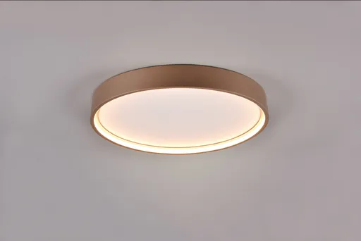 Plafoniera Doha, TRIO, 45x5.5 cm, 29W, 1x SMD, metal, maro
