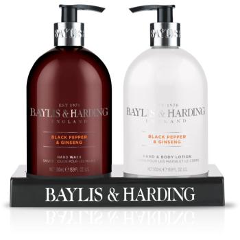 Baylis & Harding Black Pepper & Ginseng set pentru maini si corp