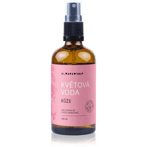 Almara Soap Floral Water Rose loțiune pentru față pentru piele uscata spre sensibila 100 ml