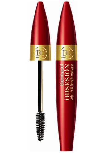 Dermacol Rimel pentru lungime și volum (Obsesión Volume & Length Mascara) 12 ml 01 Black