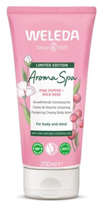 Weleda Cremă de duș Aroma Spa Piper roz și trandafir (Creamy Body Wash) 200 ml