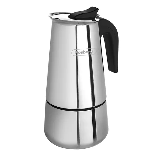 Cafetiera moka Rosberg R51173F2, 2 cesti, Inox