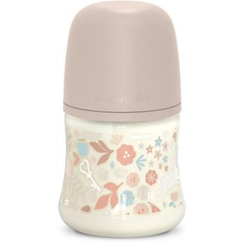 Suavinex Wonderland SX Pro Physiological Anti-Colic kojenecká láhev S Slow Flom 0 m+ Liberty Pink 150 ml