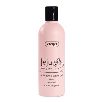 Ziaja Gel alb de duș și baie Jeju (White Bath & Shower Gel) 300 ml