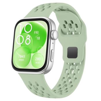 AIRY Silikónový remienok pre Huawei Watch Fit 4 / Fit 4 Pro svetlozelený