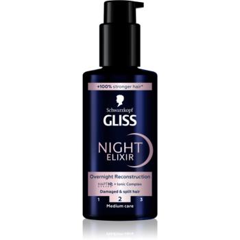 Schwarzkopf Gliss Night Elixir elixir leave-in pentru varfuri despicate 100 ml