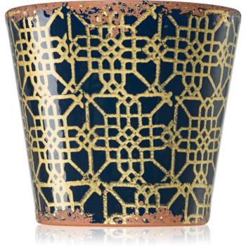 Wax Design Lattice Midnight Blue Spa Water lumânare parfumată 14x12,5 cm