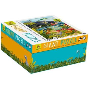 Ludattica Obrie podlahové puzzle Dinosaury, 48 dielikov (74846)