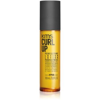 KMS Curl Up Perfecting Lotion lapte pentru coafare pentru par ondulat si cret 100 ml