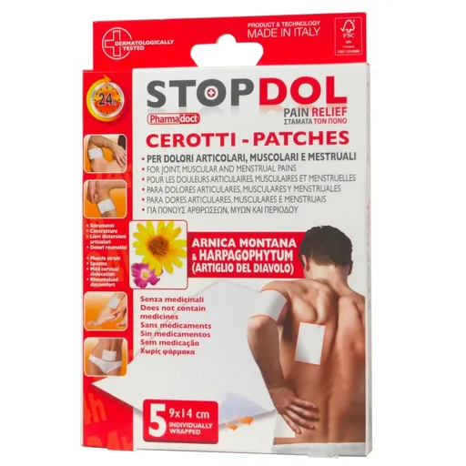 Set de 5 plasturi pentru dureri musculare și articulare