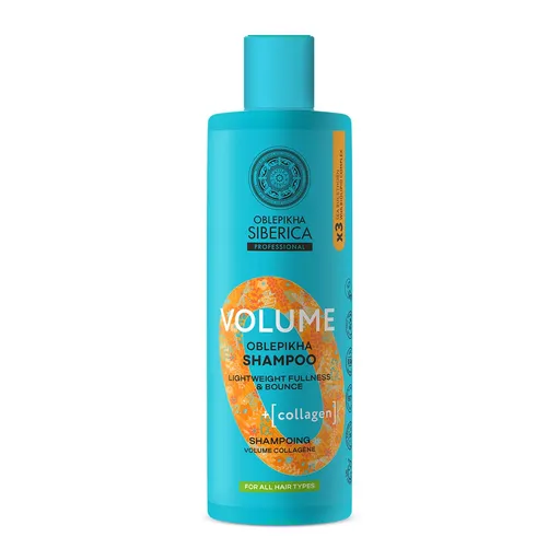 Natura Siberica Șampon cu colagen pentru volum Oblepikha (Volume Shampoo) 400 ml