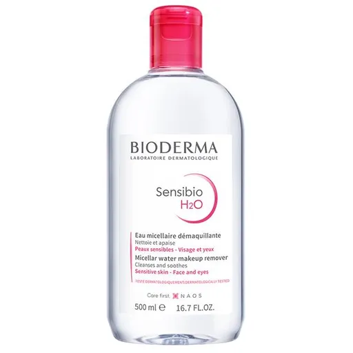 Bioderma Loțiune micelară calmantă Sensibio H2O (Solution Micellaire) 500 ml