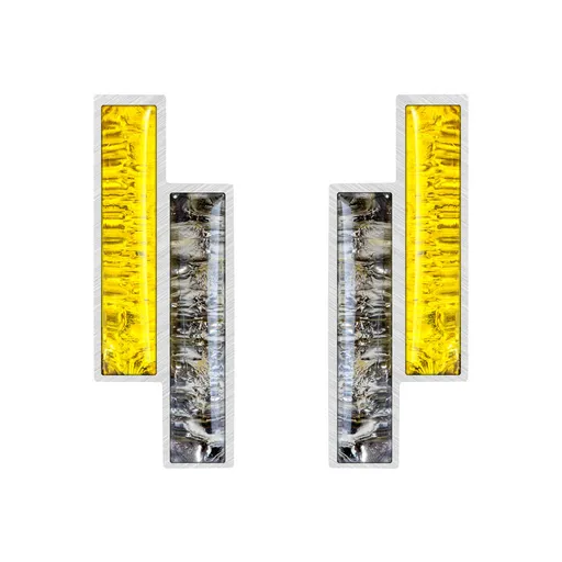 Preciosa Elegantcercei din oțel Desire cu cristal ceh Preciosa 7424 71