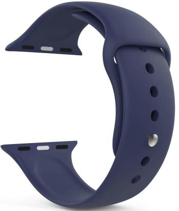 4wrist Curea din silicon pentru Apple Watch - Dark Blue 38/40/41 mm