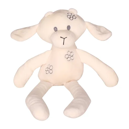 Oaie din pluș Belly 35 cm, alb