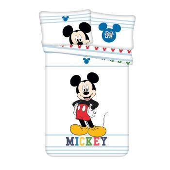 Lenjerie de pat pentru copii MickeyColors baby, 100 x 135 cm, 40 x 60 cm